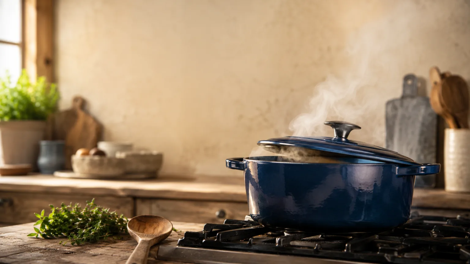 Best Dutch Ovens & Enameled Cast Iron (2026) — anchor of the the perfected pantry system